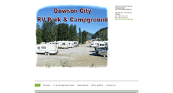 Desktop Screenshot of dawsoncityrvpark.com