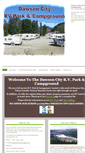 Mobile Screenshot of dawsoncityrvpark.com